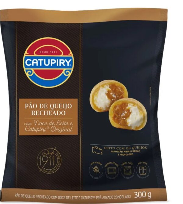 Pão de queijo com doce de leite