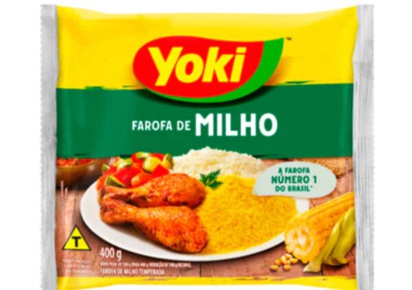 Farofa de milho Yoki