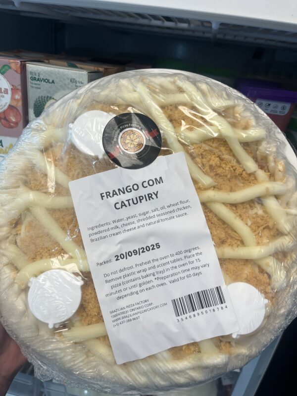 [Frozen] Pizza de frango e Catupiry
